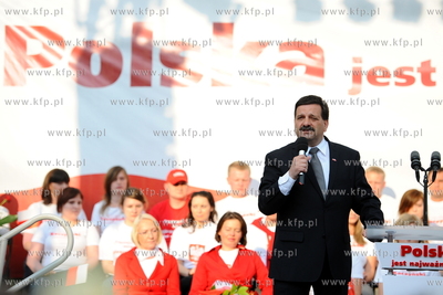 Final Kampanii prezydenckiej Jaroslawa Kaczynskiego...