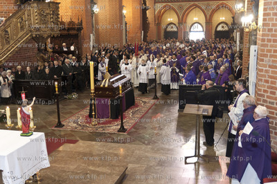 Eksporta zwlok biskupa Szlagi do katedry pelplinskiej....