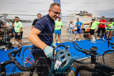 Enea IRONMAN Gdynia 2023. Na zdjęciu wiceprezydent...