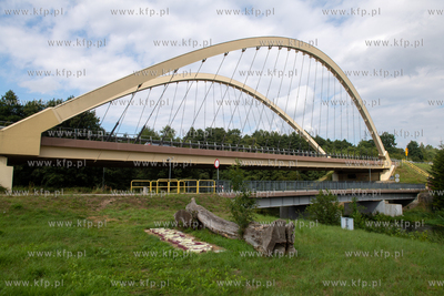 Most w Pogalicach na rzece Łupawie. 24.08.2023. Fot....
