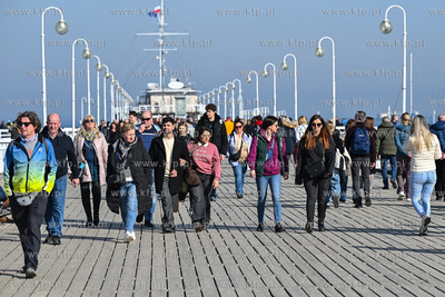 Sopot. Wiosenna pogoda spowodowała zwiększony ruch...