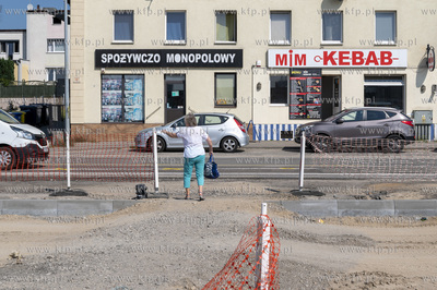 Gdynia Obłuże, rozbudowa ulicy adm. J. Unruga.29.08.2024...