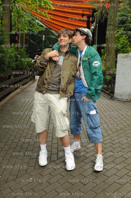 Top-Trendy, drugi dzień prób. Nz od lewej Maciej...