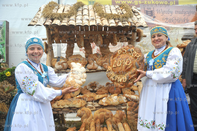 Kaszubskie dozynki powiatu kartuskiego w Zukowie. Kaszubki...