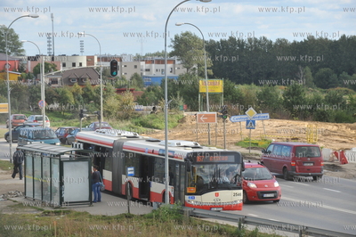 Budowa wezla drogowego Karczemki i trasy WZ w Gdansku...