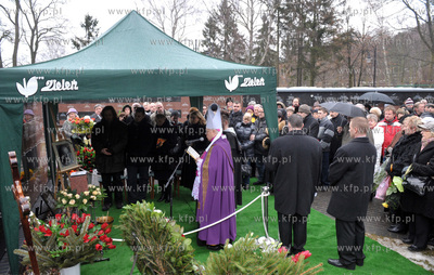 Pogrzeb aktora, Stanislawa Michalskiego, na gdanskim...