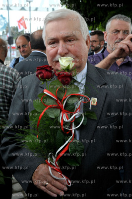 Gdansk. Rocznica podpisania Porozumien Sierpniowych....