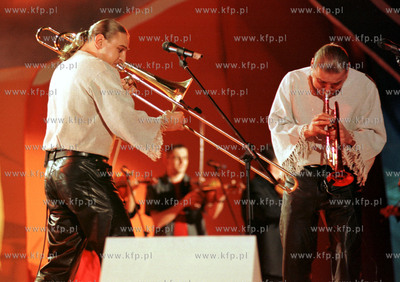 Festiwal Piosenki w Sopocie. Golec uOrkiestra. 18.08.2000...