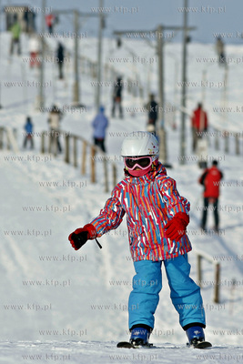 Stok narciarski w Trzepowie w okolicach Przywidza....