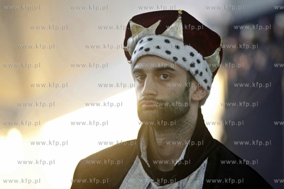 Gdansk. Synagoga przy ul. Partyzantow. Purim - karnawal...