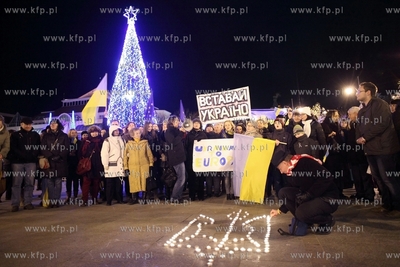 Manifestacja solidarnosci z kijowskim Majdanem w Sopocie.
17.12.2013
fot....