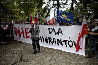 Gdańsk. Manifestacja przeciwko uchodźcom.
12.09.2015
fot....