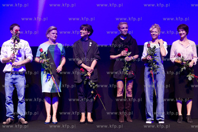 Gdynia. Festiwal Filmowy w Gdyni. Ekipa filmu Panie...