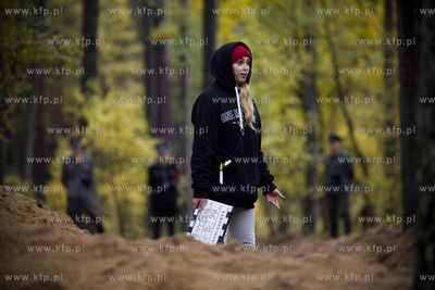 Lasy piaśnickie koło WejherowaPlan zdjęciowy filmu...