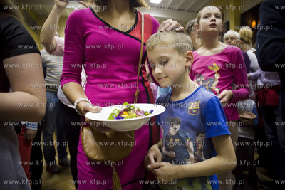 Gdańsk. Szkoła Podstawowa nr 44. Pierwsza kolacja...