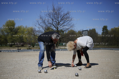 Park Reagana.  Zawody boule z cyklu Grand Prix Norcospectra.
08.05.2016
fot....
