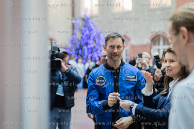 Wizyta astronauty Sławosza Uznańskiego-Wiśniewskiego...