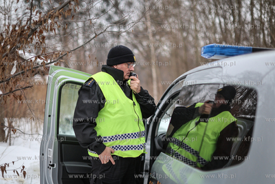 Zimowy patrol gdańskiej Straży Miejskiej polegający...