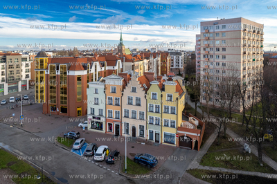 Tzw. "Złote" kamienice przy Długich Ogrodach W Gdańsku...
