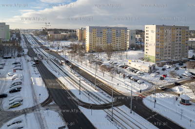 Zima w Gdańsku. Morena, ul. Bulońska. 12.01.2026...