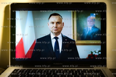 Orędzie prezydenta Andrzeja Dudy nt. katastrofy smoleńskiej,...