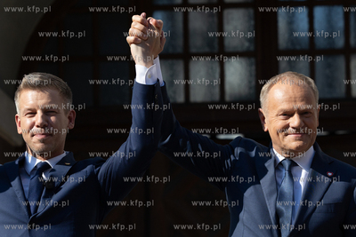 Gdańsk. Spotkanie premier Donald Tusk  premier Węgier...