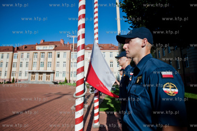 Gdynia. Oksywie. Akademia Marynarki Wojennej. Uroczystosc...