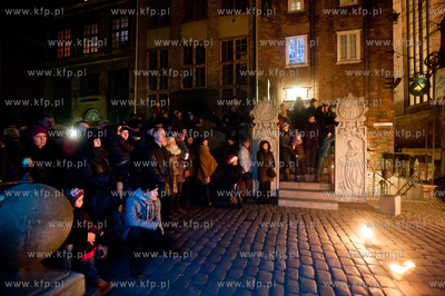 Gdansk. Swieta na Mariackiej, Mariacka na swieta, projekt...