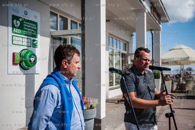 Sopot. Wejscie na Molo. Uroczyste uruchomienia pierwszego...