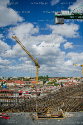 Gdansk. Wrzeszcz. Uroczystosc zawieszenia wiechy na...