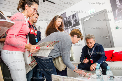 Gdynia. Festiwal Filmow w Gdyni. Spotkanie ze scenografem...