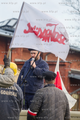 Gdansk. Teren przy Sali BHP. Obchody jubileuszu 15-lecia...