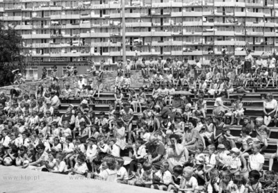 Dzien dziecka w klubie Piastus w dzielnicy Gdansk Przymorze....