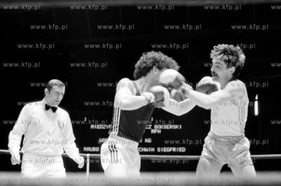 Mecz bokserski Polska - Republika Federalna Niemiec...