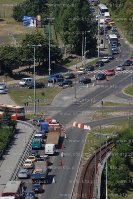 Zieleniak, Gdansk. Gigantyczne korki sparalizowaly...