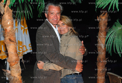 Aktor Wojciech Dabrowski z zana Anna w Pacorabanie...