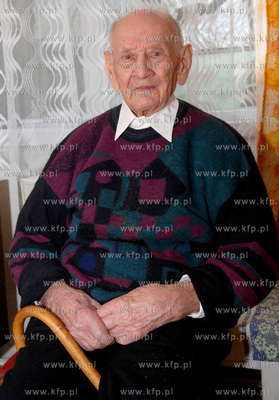 Tadeusz Gorski, ktory konczy 100 lat.
Jubilat, ktory...