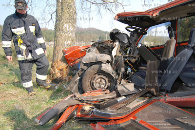 Smiertelny wypadek drogowy na drodze Kazimierz - Debogorze...