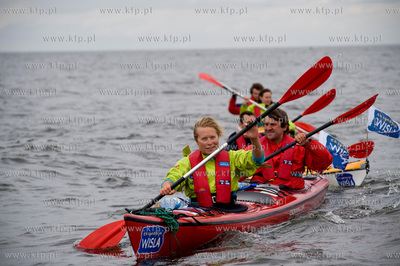 Gdansk. Ekspedycja Wisla podroznika Marka Kaminskiego...