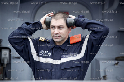 Gdynia Port Wojenny. FNS Commandant Blaison to fregata...