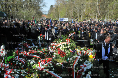 Gdansk. Srebrzysko. Pogrzeb posla, Arkadiusza Rybickiego,...