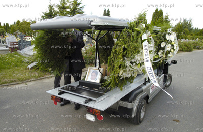 Na Cmentarzu Komunalnym w Slupsku odbyl sie pogrzeb...