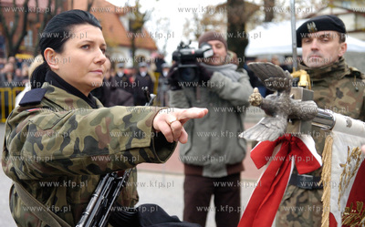 Ustka  W porcie morskim w Ustce odbyla sie przysiega...