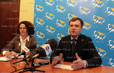 Sopot. Briefing Prezydenta Sopotu Jacka Karnowskiego,...