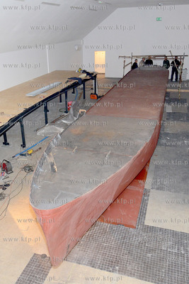 Wielkogabarytowa makiety slynnego transatlantyku MS...