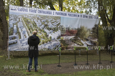 Gdynia. Park Centralny - rozpoczęcie pierwszego etapu...