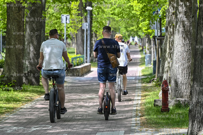 Sopot. Molo, plaza i Plac Przyjaciol Sopotu. Rekordowa...