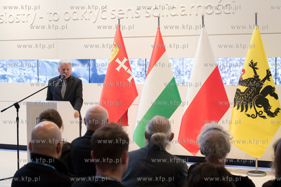 Gdańsk, Europejskie Centrum Solidarności ECS. Wręczenie...