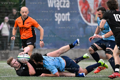 Sopot. Stadion Ogniwo Sopot. Ekstraliga rugby. Energa...