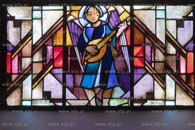 Witraże autorstwa Theo Landmann'a (1903–1978), niemieckiego...